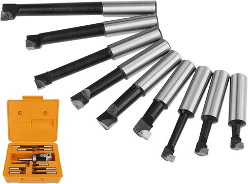Boring Head, 2 Boring Head Set, MT2 M10 F1 12 50mm Boring Head with 9pcs 12mm Boring Bars Milling Set in Saudi Arabia