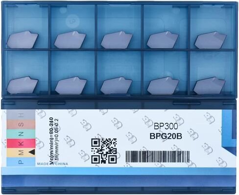 GTN-3 (SP300) إدراجات كربيد الحز باستخدام الحاسب الآلي من الفولاذ المناسب لأدوات القطع المعدنية المخرطة SPB326/332، 10 قطع in Kuwait