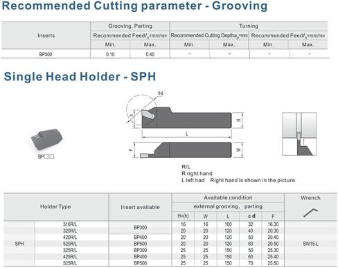 GTN-3 (SP300) CNC Grooving Carbide Inserts Steel Fit for SPB326/332 Lathe Grooving Metal Lathe Cutting Tools, 10pcs in Kuwait