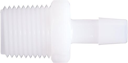 A8-6HDPE تركيب محول البولي إيثيلين عالي الكثافة، 1/2-14 NPT إلى 3/8 بوصة خرطوم بار (عبوة من 10) in Kuwait