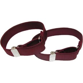 CTM® Satin Elastic Solid Color Adjustable Armband Sleeve Garter