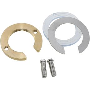 DGZZI Faucet Fitting Kitchen Tap Fixing Nut C type Anti Loosening Locking Nut Cover Brass Hot and Cold Tap Fixer Nut for Kitchen and Bathroom and Household Tap Pipe Fastener
