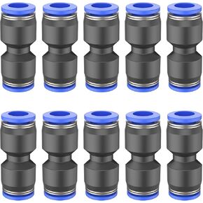 PG 5/16"OD x 5/32"OD Blue quick connect fittings quick connect air hose fittings push-to-connect fittings push to connect fittings ptfe tube connector mack truck parts (10 per box)