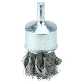 Weiler 10027 1-1/8" Knot Wire End Brush, .014" Steel Fill, Made in The USA (Pack of 10)