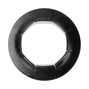 10 Pack Spring Steel Push-On Pushnuts, Pushnut Washers, Dolly Wheel Lock Washers Fits 5/8" Dolly Axle Rods on Dollies, Yard Trailers, and Lawn Wagons with Oiled Phosphate Finish