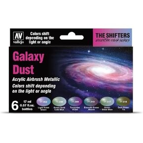 Vallejo 77.092 The Shifters Galaxy Dust,Black,Green,Silver,Turquoise, Acrylic