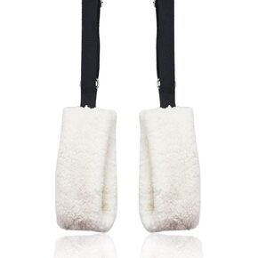 Adjustable Pilates Fuzzies Straps - Premium Plush Cuffs for Pilates Cadillac Reformer, Pilates Equipment for Home and Studio, Provides Comfort, Stability, and Support During Workouts