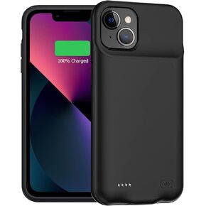 Battery Case for iPhone 13 Pro Max, Enhanced 8500mAh Ultra Thin Portable Protective Smart Charging Case Compatible with iPhone 13 Pro Max (6.7 inch) Rechargeable Extended Battery Charger Case (Black)