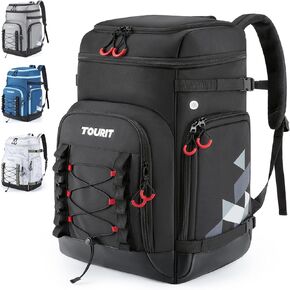 TOURIT Ski Boot Bag for Men Women, 55L Ski Backpack for Ski Helmet, Snowboard Backpack for Skiing accessories