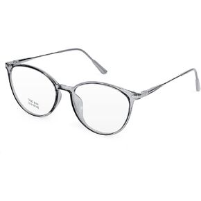 Sumato Round Glasses Frame with Non-prescription Clear Lenses Eyewear for Women Men，Vintage Fake Eyeglasses