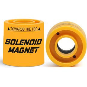 Solenoid Magnet, Solenoid Valve Magnet Tool #TLMKC, Solenoid Valve Troubleshooting Magnet Tool 18mm, Fits Most Industry Valves(Included Cannister Case)