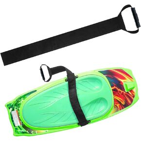 Replacement Padded Kneeboard Strap Boating Shock Water for Sport Waterboarding Kneeling Boarding Knee Surfing Board Strap， Sport, Boarding/Kneeling(Black)