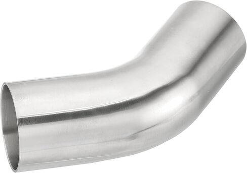 PATIKIL 45 Degree Bend Elbow, 1 8/9inch OD Sanitary Exhaust Pipe Elbow Intercooler Pipe Mandrel Elbow Connector Tube for Welding Brewery Equipment HVAC Stair Handrail, 2 Pcs in Saudi Arabia