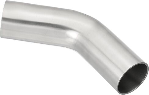 PATIKIL 45 Degree Bend Elbow, 1 8/9inch OD Sanitary Exhaust Pipe Elbow Intercooler Pipe Mandrel Elbow Connector Tube for Welding Brewery Equipment HVAC Stair Handrail, 2 Pcs in Saudi Arabia