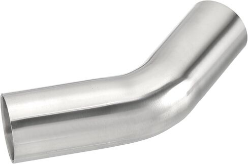 PATIKIL 45 Degree Bend Elbow, 1 8/9inch OD Sanitary Exhaust Pipe Elbow Intercooler Pipe Mandrel Elbow Connector Tube for Welding Brewery Equipment HVAC Stair Handrail, 2 Pcs in Saudi Arabia