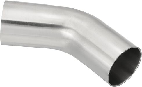 PATIKIL 45 Degree Bend Elbow, 1 8/9inch OD Sanitary Exhaust Pipe Elbow Intercooler Pipe Mandrel Elbow Connector Tube for Welding Brewery Equipment HVAC Stair Handrail, 2 Pcs in Saudi Arabia