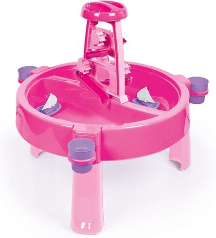 : 3-in-1 Activity Sand & Water Play Table – Blue & Red - Indoor & Outdoor Table W/Lid, Muti-Purpose, Craft Table, Store Toys, 29" H, Kids Ages 2-8 in Saudi Arabia