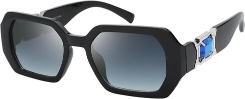 The Fresh Trendy Women Hot Fashion Rhinestones Sunnies Sunglasses - Exquisite Packaging - FR17406R in Saudi Arabia