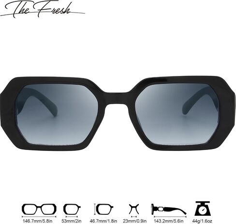 The Fresh Trendy Women Hot Fashion Rhinestones Sunnies Sunglasses - Exquisite Packaging - FR17406R in Saudi Arabia