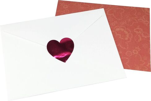 White Heart Stickers Valentine's Day Crafting Scrapbooking 1.5 Inch 500 Adhesive Stickers in Saudi Arabia