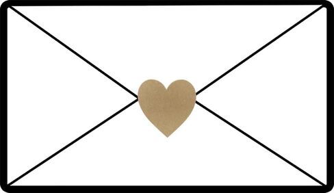 White Heart Stickers Valentine's Day Crafting Scrapbooking 1.5 Inch 500 Adhesive Stickers in Saudi Arabia