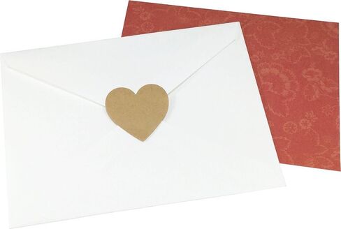 White Heart Stickers Valentine's Day Crafting Scrapbooking 1.5 Inch 500 Adhesive Stickers in Saudi Arabia