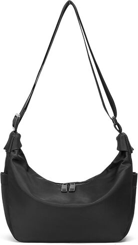 CORALDAISY Crescent Bag Hobo Crossbody Bags for Women Tote Handbag Ruched Shoulder Bag Lightweight Casual Sling Bag in Saudi Arabia
