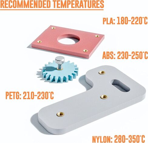 Heat Insert Press Machine - Vertical Heat Set Tool with Interchangeable Tips (M2/M2.5/M3/M4/M5/M6/M8) for Knurled Copper & Brass Threaded Inserts for Plastic Parts (Heat Insert Press + 400 Inserts) in Saudi Arabia