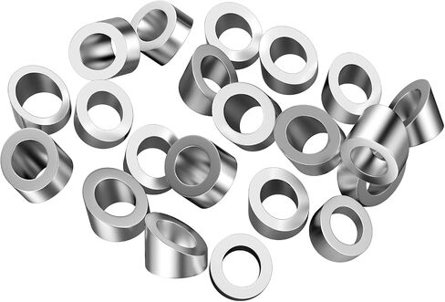 BLIKA 20 Pack 5/16" ID Angle Washers for Cable Railing Posts, Stainless Steel 30 Degree Angle Beveled Washer for 1/8", 3/16" Invisible Cable Railing Hardware, Cable Railing Angled Washer in Saudi Arabia