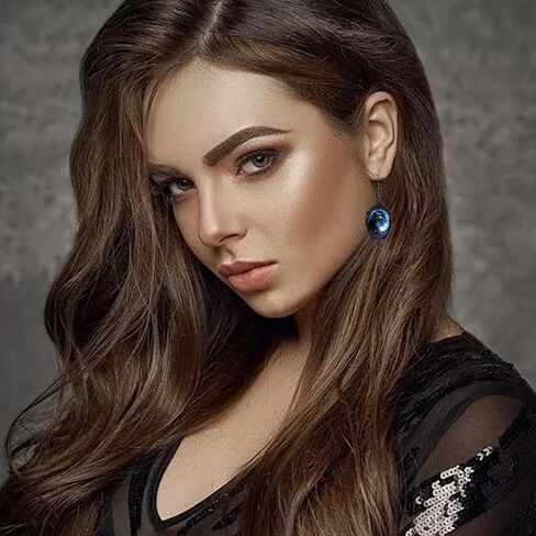 Gothic Witch Earrings for Women Vintage Gothic Mystery Witch Cameo Earrings Punk Style Crystal Glass Witch Dangle Earrings Gothic Witch Jewelry in Saudi Arabia