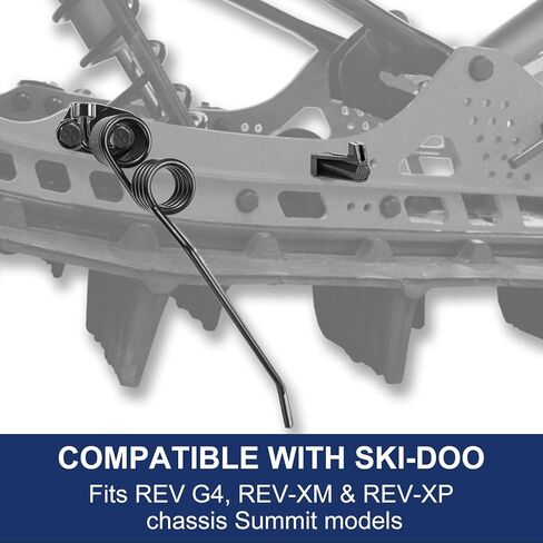 860201728 ماكينات خدش الجليد - ماكينات خدش الجليد على شكل قضبان زنبركية مثبتة على الجليد متوافقة مع Ski-Doo تناسب طرازات REV G4 REV-XM وREV-XP Chassis Summit 860201140 860201761 in Kuwait