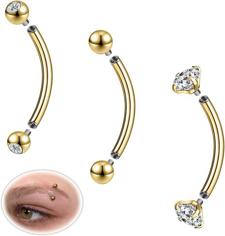 14G Belly Button Ring Surgical Stainless Steel Round Cubic Zirconia Belly Button Navel Piercing Ring 10mm 12mm 14mm Navel Piercing Jewelry For Women Men Belly Piercings Barbell Jewelry in Saudi Arabia