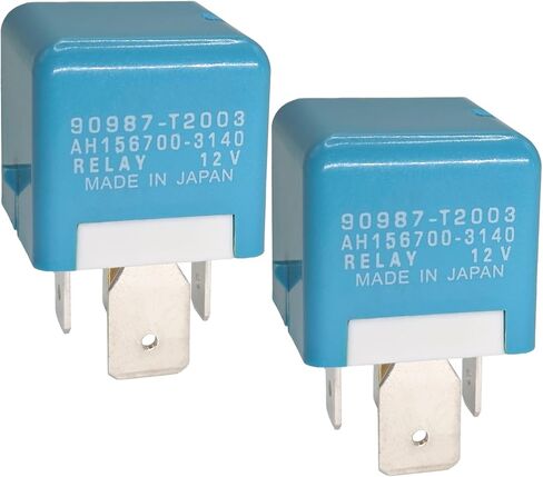 Relay 90987-T2003, 5 Pins 12V Relay 90080-87025 Replacement - Compatible for Select Avalon Corolla Matrix Sienna Sequoia Highlander Tundra Vehicles in Saudi Arabia