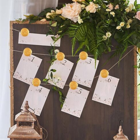 30 Pack Antique Gold Wax Seal Stickers for Wedding Invitation Party Self Adhesive Envelope Seal Stickers for Wedding Seating Chart Christmas Birthday Gift (Shells Ocean) in Kuwait