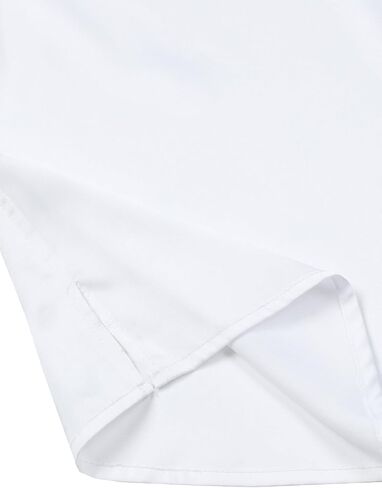 ZEROYAA Men's Hipster Shiny Silk Satin Shirt Short Sleeve Casual Button Down Dress Shirts for Summer Party in Saudi Arabia