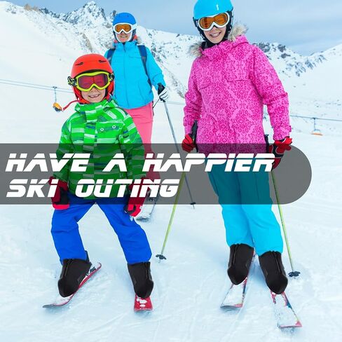 2 Pairs Ski Boot Covers,Boot Covers,Insulated Boot Covers,Shoe Covers for Snow,Boot Warmers Heater Cover,Gifts for Skiers,Winter Sport Accessory,Skiing Accessories in Kuwait