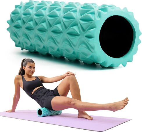 Foam Roller - Medium Density Deep Tissue Massager for Muscle Massage Pilates Yoga,Fitness Exercise for Whole Body Myofascial Trigger Point Release in Saudi Arabia