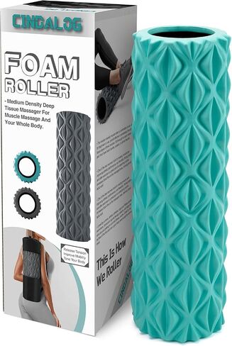 Foam Roller - Medium Density Deep Tissue Massager for Muscle Massage Pilates Yoga,Fitness Exercise for Whole Body Myofascial Trigger Point Release in Saudi Arabia
