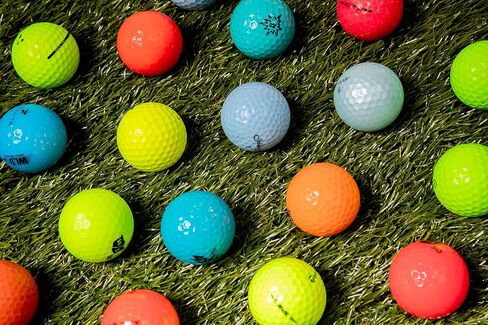Clean Green Golf Balls Recycled Used Colored Brand Name Bulk Mix - AAA (3A) Good Condition Graded Ball - Includes GolfBalls and Mesh Carrying Bag in Saudi Arabia