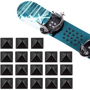 18 قطعة من وسادة ستومب على الجليد على شكل هرم ترصيع على الجليد وقبضة على الجليد ووسادة مضادة للانزلاق وقبضة معدنية على الجليد ووسادة خطوات ذاتية اللصق توفر قبضة إضافية للرجال والنساء في فصل الشتاء على الجليد والتزلج على الجليد in Kuwait