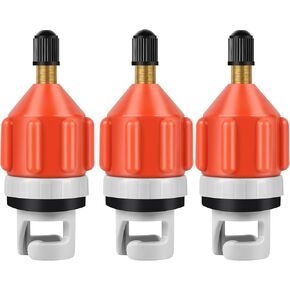 3 Pcs Paddle Board Pump Adapter, Premium Inflatable Boat SUP Pump Adaptor, Conventional Air Adapter Quickly Inflation, SUP Air Adapters for Stand-Up Paddleboard and Kayak