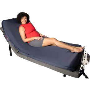 5" Alternating Air Pressure Mattress with Electric Pump for Stage 3 Pressure Sores, Bed Sores, Hospital Bed Mattress Topper