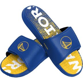 FOCO Men's NBA Team Sport Shower Gel Slide Flip Flop Sandals, Gradient Wordmark, 13-14