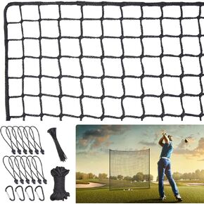 WELSPO Golf Net, Golf Practice Net,Sports Practice Barrier Net, Heavy Duty Ball Netting Golf Hitting Net, Sports Netting for Golf, Baseball, Hockey, Soccer, DIY Ball Hitting Net,10x10ft/10x15ft