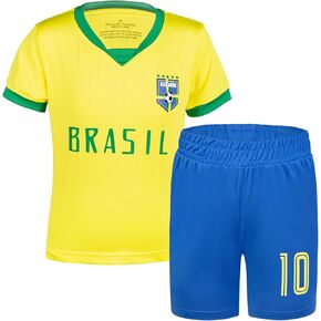 Cnins Kids Soccer Jersey for Boys & Youth Soccer Shirt for Girls Toddler Soccer Practice Outfit Uniforms 2-14Y