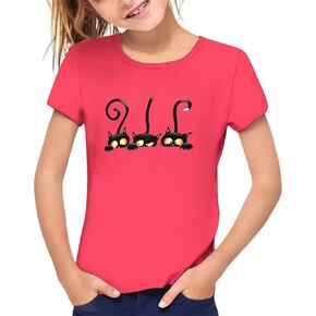 SELINK Short Sleeve T Shirts for Girls Casual Kids Tshirts Casual Tees Tunic Tops