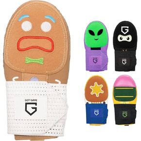 Baseball Sliding Mitt - Youth and Adult Sizes - Drippy Drip Accessory Gingerbread Man, Ice Cream, Alien, Ninja, Pencil, Cowboy