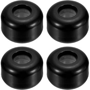 YOKIVE 4 Pcs Skateboard Wheels, 85A Skate Scooters Replacement, Great for Skateboarding, Outdoor Street Sports (Black, 54mm OD)