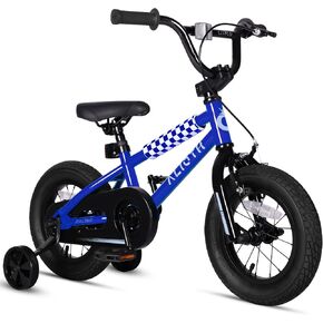 BMX Style Kids Bike for 2-8 Years Old Boys Girls Toddlers 12 14 16 Inches Bicycle with Training Wheels Coaster Brake, Multiple Color
