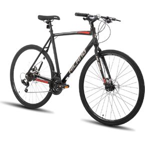 HILAND Bamcbase Womens Mountain Bike, 24 26 Inch 21 Speeds Hybrid Commuter Bicycle for Adults, Sport Hardtail Trail MTB 20